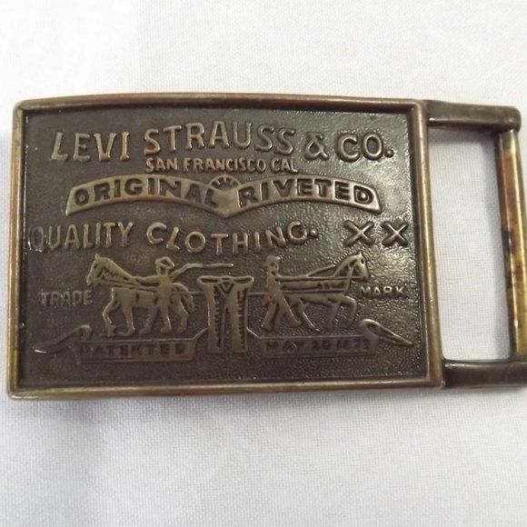 Levi Strauss & Co. Advertising Belt Buckle - Picture 1 of 8